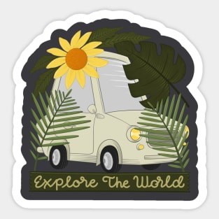 explore the world 2 Sticker